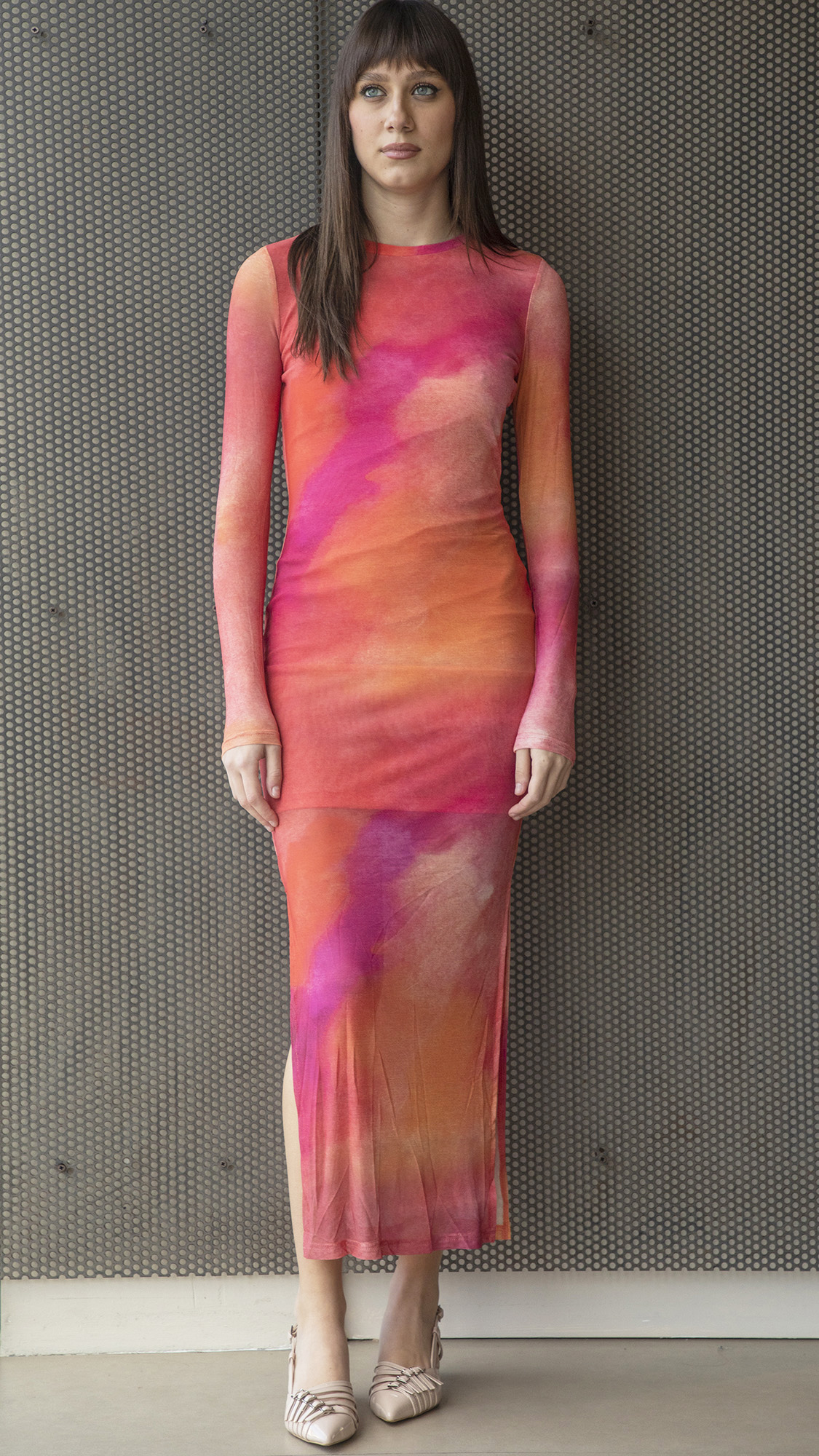GLAMOROUS | Abito lungo tie dye