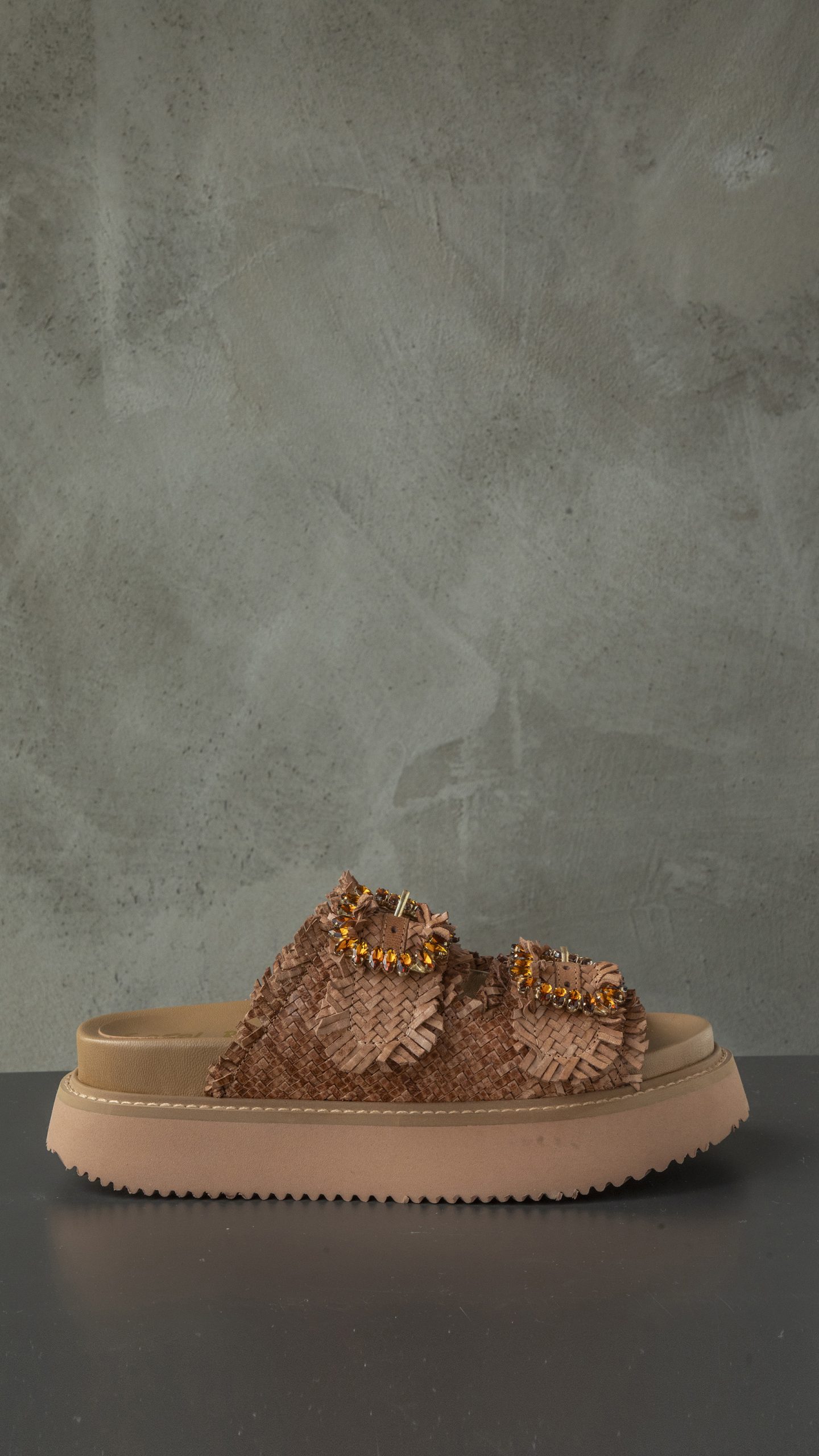 CORAL BLUE | Platform mule
