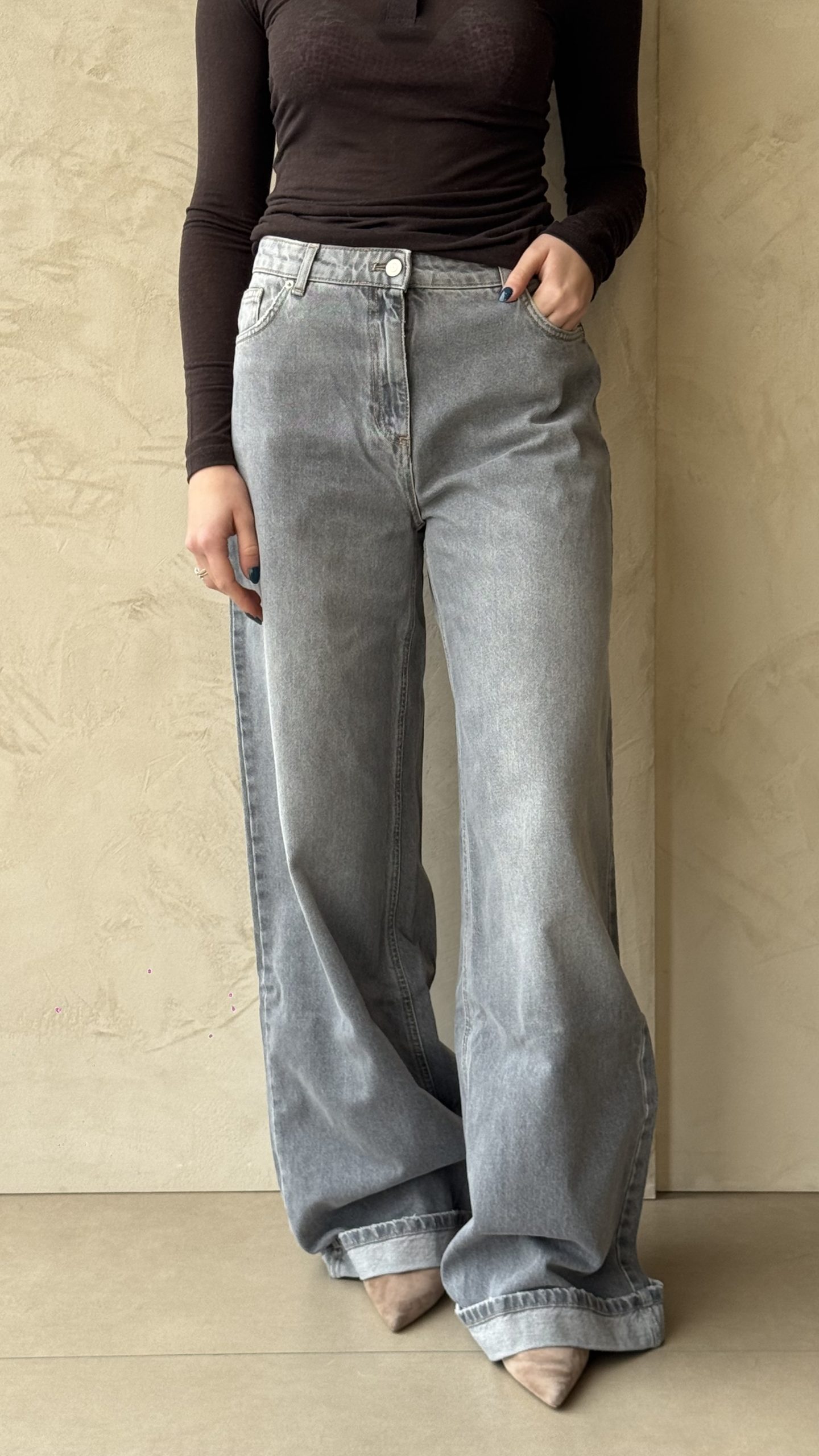 VICOLO | DENIM LEXIE GREY