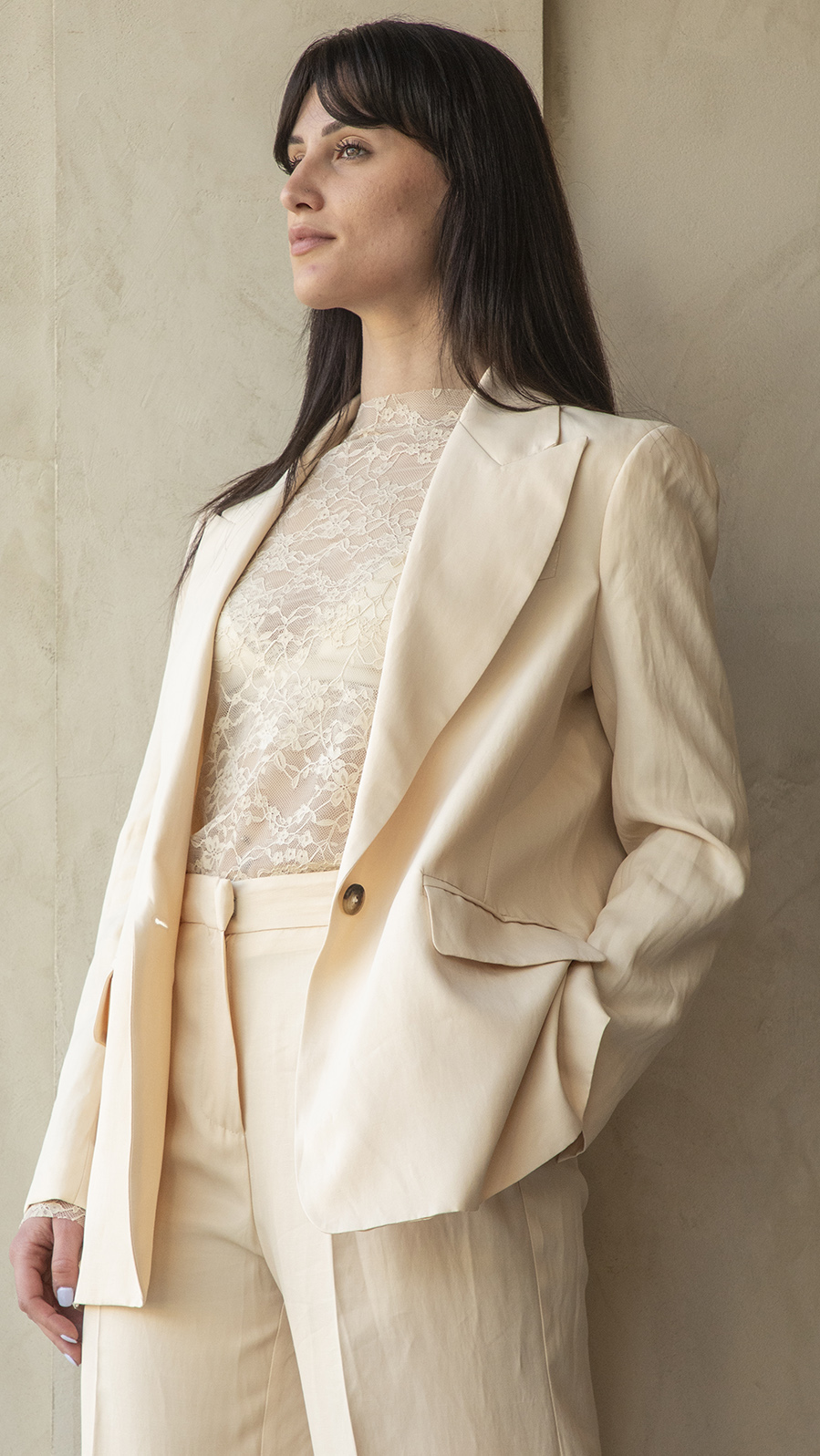 HAVEONE | Blazer Monopetto Champagne