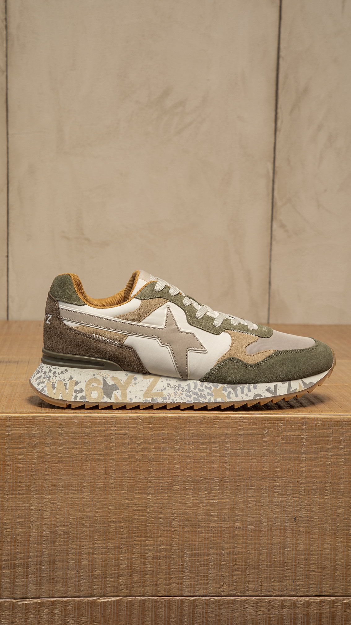 W6YZ | Yak - M Taupe White Militare