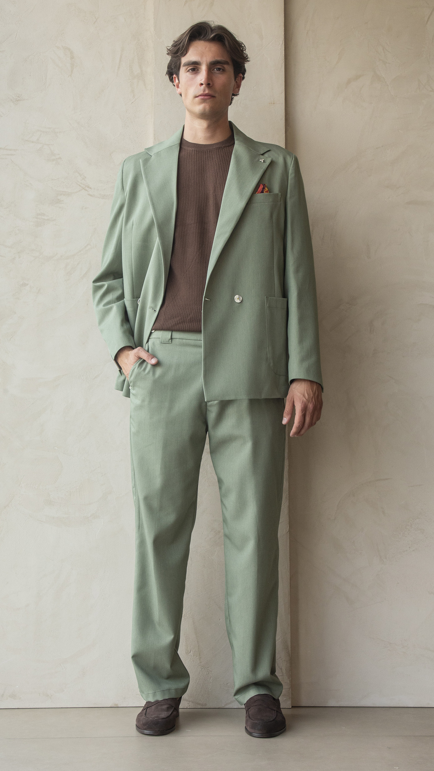 BERNA | Pantalone Salvia
