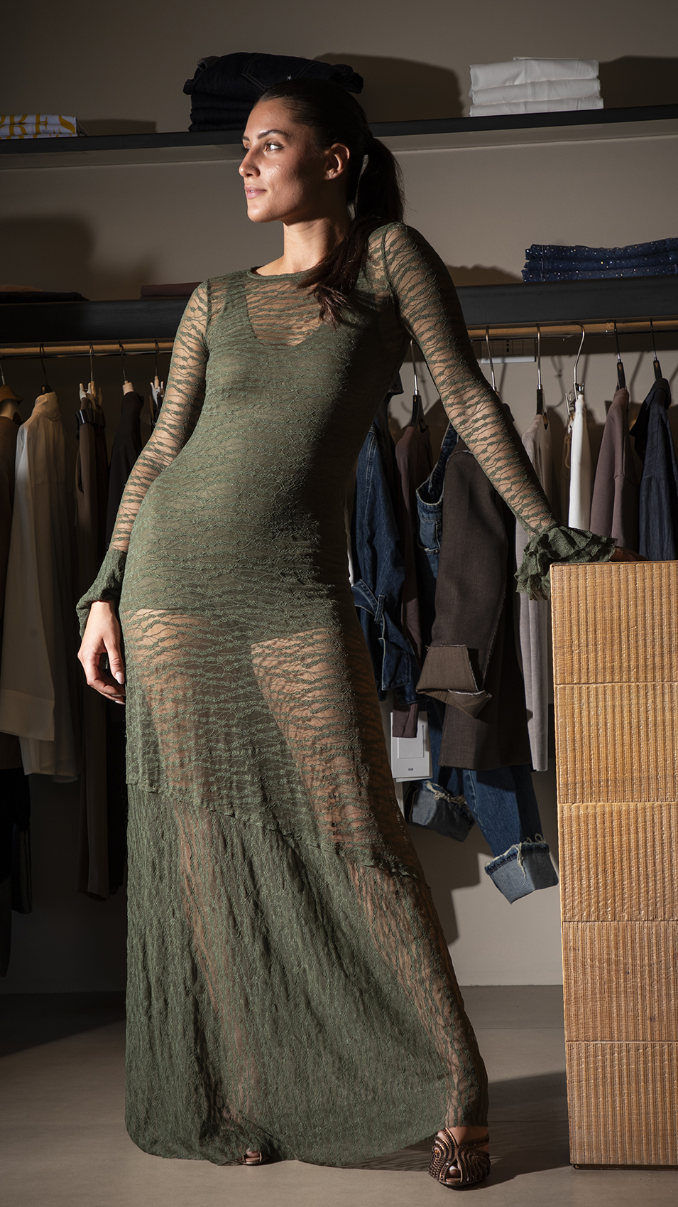 SO ALLURE | Abito Lungo Pizzo