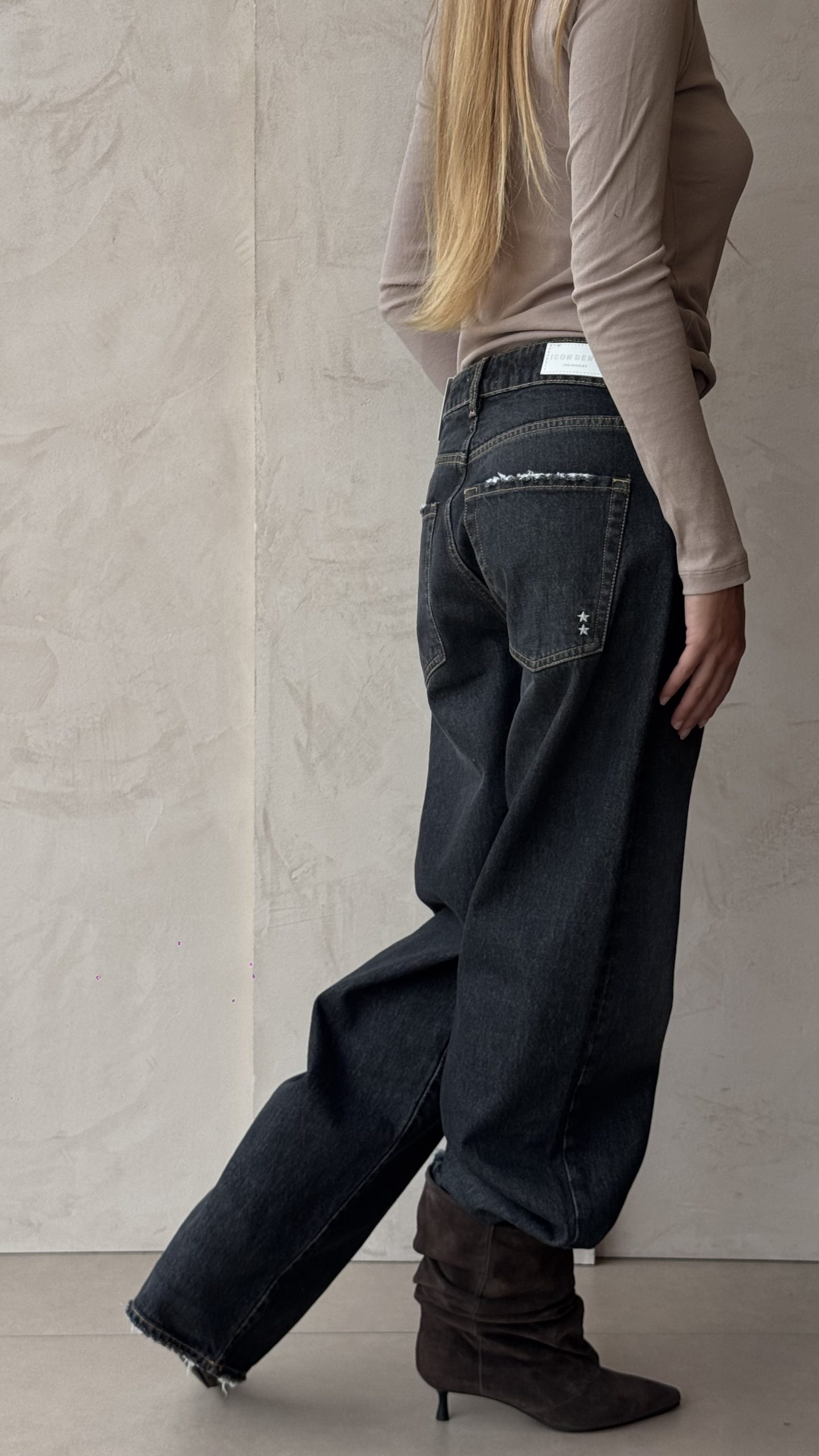 ICON DENIM | JEANS BEA NOIR