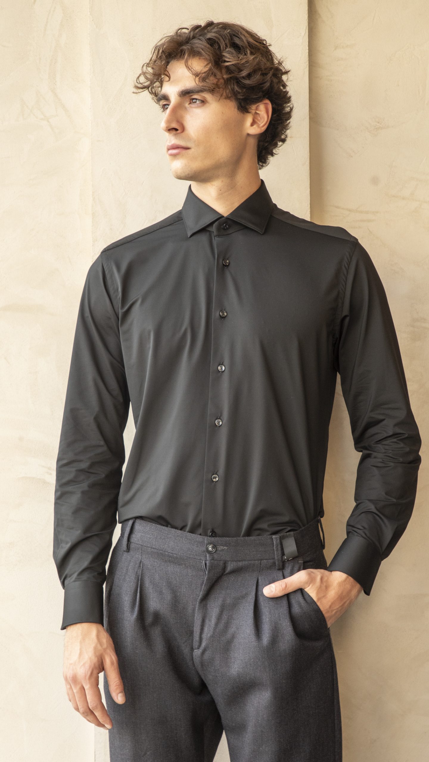 XACUS x EXTRA | Camicia Active Nero