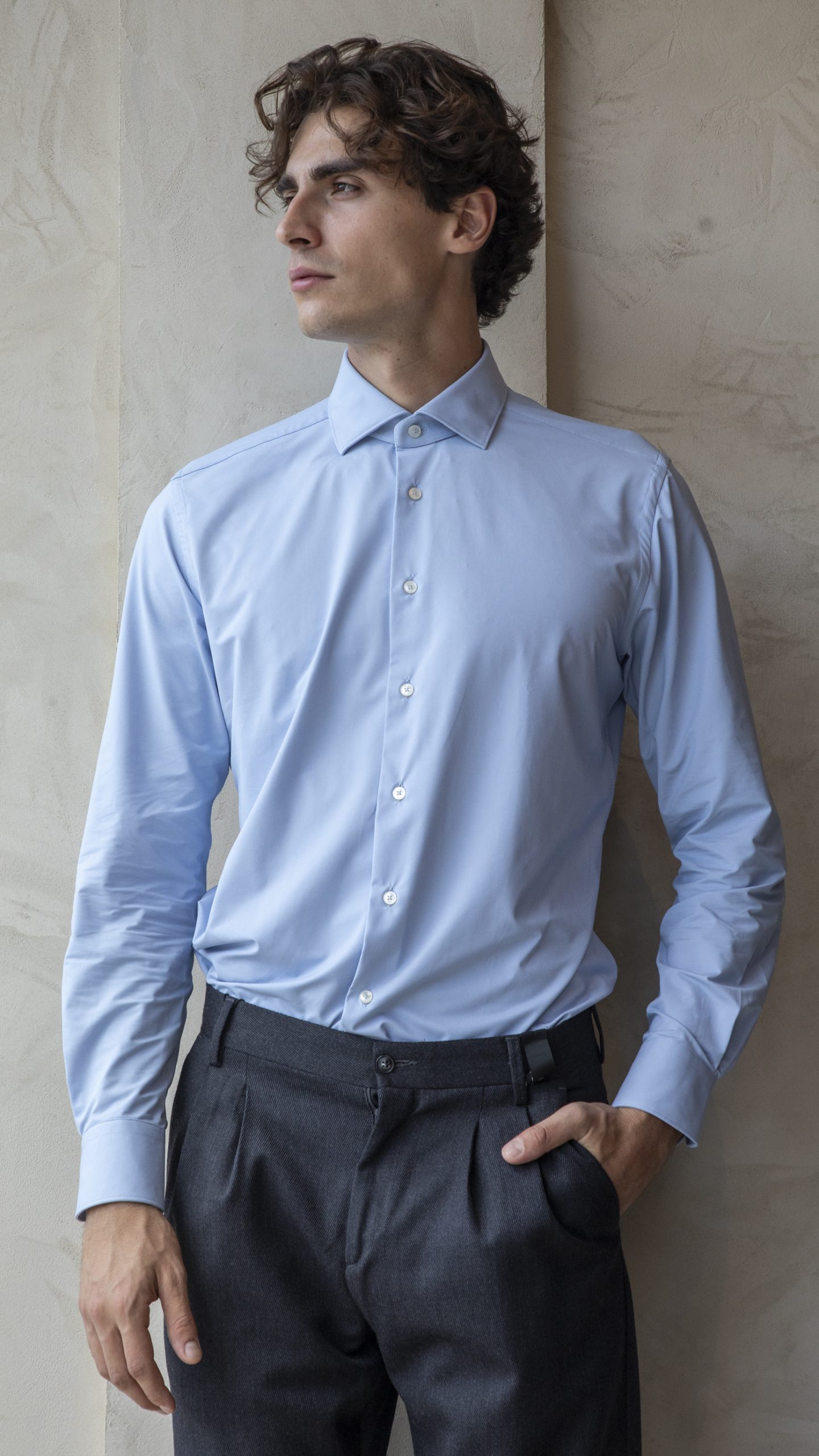XACUS x EXTRA | Camicia Active Azzurro