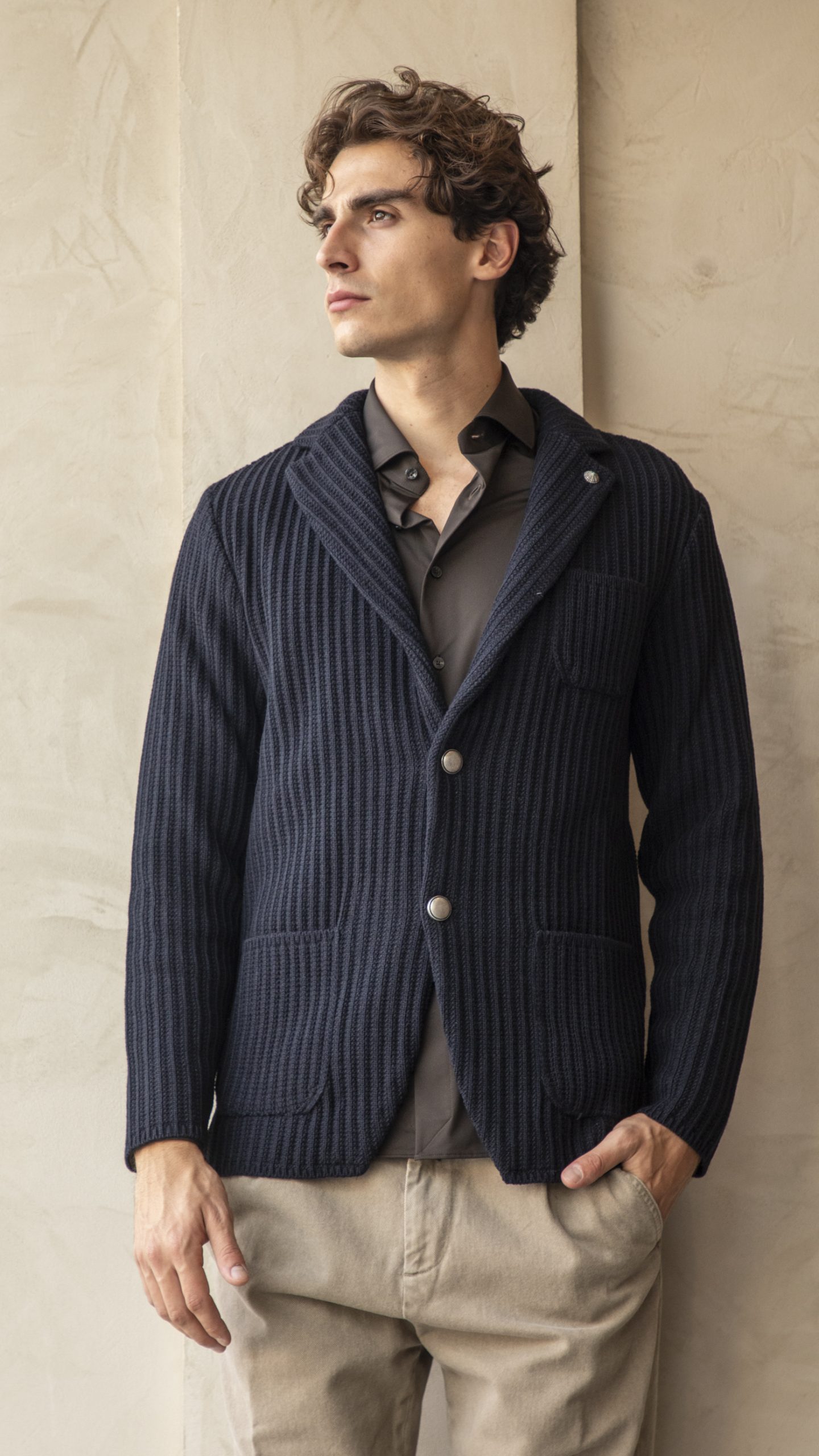 OFFICINA 36 | Giacca Monopetto in Maglia Bg